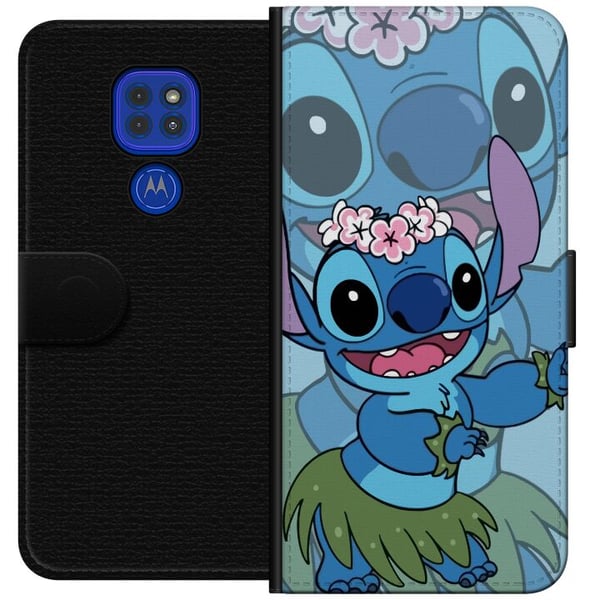 Kompatibel Tegnebogsetui til Motorola Moto G9 Play Stitch under Stjernerne - Magisk Anime-stil