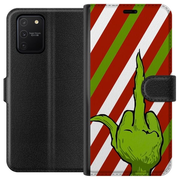 Kompatibelt Lommeboketui til Samsung Galaxy S10 Lite Grinch Kompatibelt Lommeboketui til Samsung Galaxy S10 Lite Grinch
