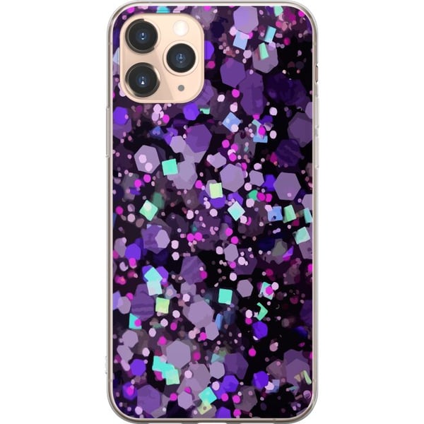 Kompatibel Mobilcover til Apple iPhone 11 Pro Lilla Glitter