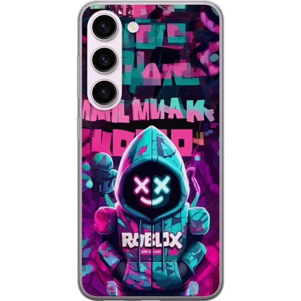 Yhteensopiva Puhelinkuori Samsung Galaxy S23 Neon Gamer siisti peliaihe, jossa on huppu, neonvalot ja futuristinen pelityyli