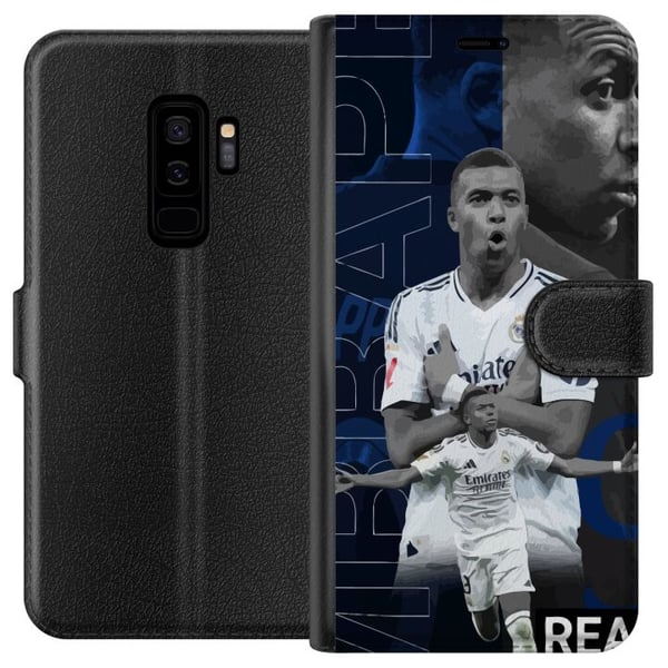 Yhteensopiva Lompakkokotelo Samsung Galaxy S9+ Kylian Mbappé, Real Madrid, Ranska, äärimmäinen nopeus, vahva tekniikka ja uskomaton maalivainu, joka Yhteensopiva Lompakkokotelo Samsung Galaxy S9+ Kylian Mbappé, Real Madrid, Ranska, äärimmäinen nopeus, vahva tekniikka ja uskomaton maalivainu, joka