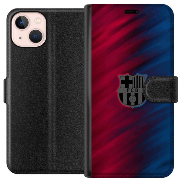Kompatibel Tegnebogsetui til Apple iPhone 13 mini FC Barcelona