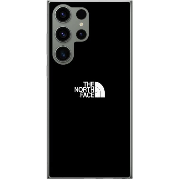 Kompatibel Mobilcover til Samsung Galaxy S23 Ultra The North Face-logo i sort-hvidt, tidløst outdoor-inspireret design, der symboliserer styrke, frih Kompatibel Mobilcover til Samsung Galaxy S23 Ultra The North Face-logo i sort-hvidt, tidløst outdoor-inspireret design, der symboliserer styrke, frih