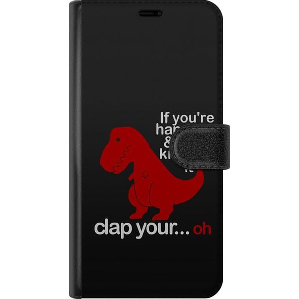 Kompatibelt Lommeboketui til Samsung Galaxy A20e Dinosaur
