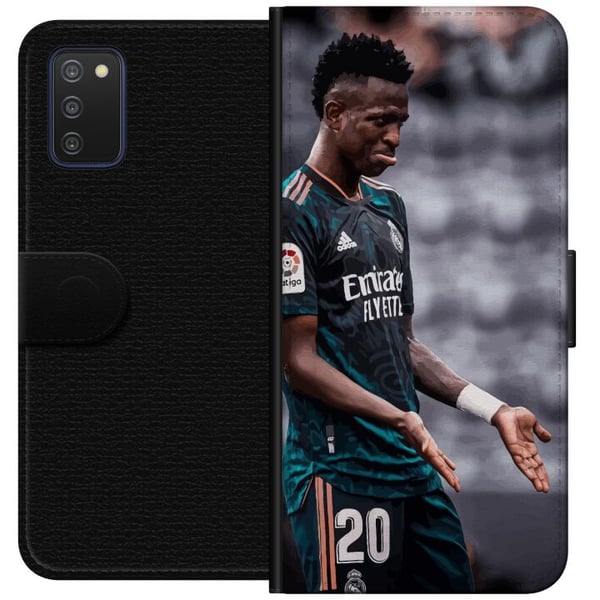 Kompatibelt Lommeboketui til Samsung Galaxy A03s Vinicius Junior, brasiliansk fotballstjerne