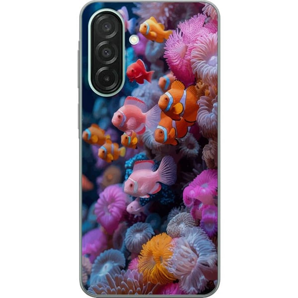 Kompatibelt Mobildeksel til Samsung Galaxy A26 Fisk Korall Hav Havet Undervanns Kompatibelt Mobildeksel til Samsung Galaxy A26 Fisk Korall Hav Havet Undervanns