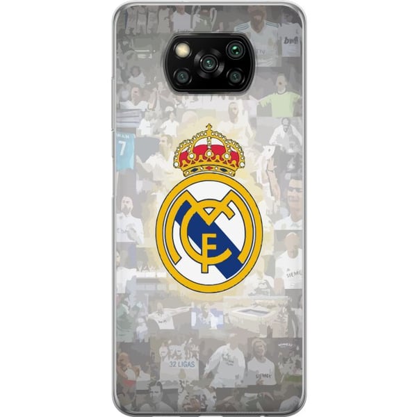 Kompatibelt Mobilskal till Xiaomi Poco X3 NFC Real Madrid