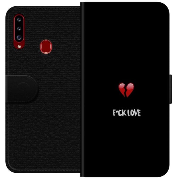 Kompatibel Tegnebogsetui til Samsung Galaxy A20s Valentinsdag