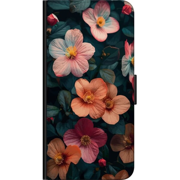 Kompatibelt Plånboksfodral till Samsung Galaxy A20s Blommor