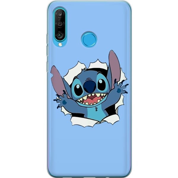 Kompatibelt Mobilskal till Huawei P30 lite Stitch heeej