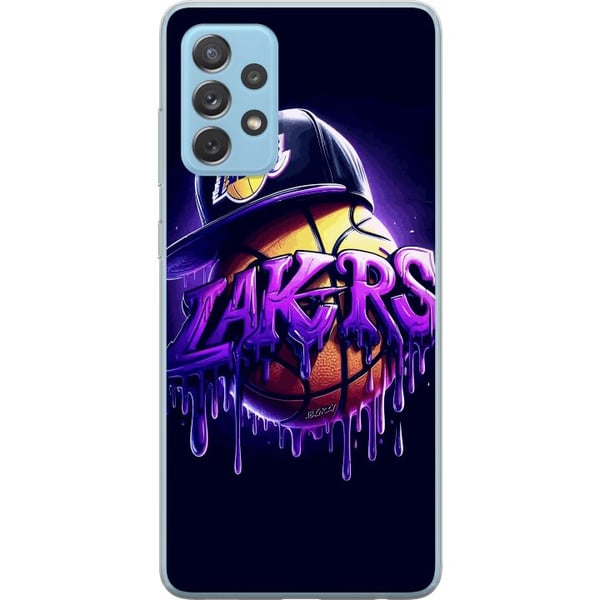 Kompatibelt Mobilskal till Samsung Galaxy A52 5G Lakers NBA Basketball USA Team Kompatibelt Mobilskal till Samsung Galaxy A52 5G Lakers NBA Basketball USA Team