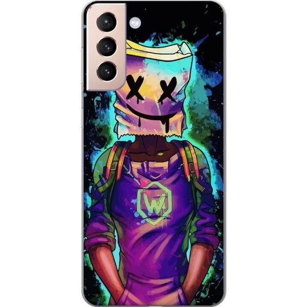 Kompatibel Mobilcover til Samsung Galaxy S21 Fortnite Marshmello Kompatibel Mobilcover til Samsung Galaxy S21 Fortnite Marshmello