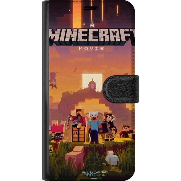 Kompatibelt Plånboksfodral till Samsung Galaxy A32 5G Minecraft Pixel Block Byggspel