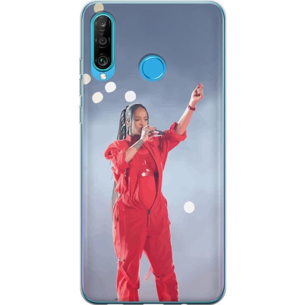 Kompatibelt Mobilskal till Huawei P30 lite Rihanna – Trendsetting Looks & Style