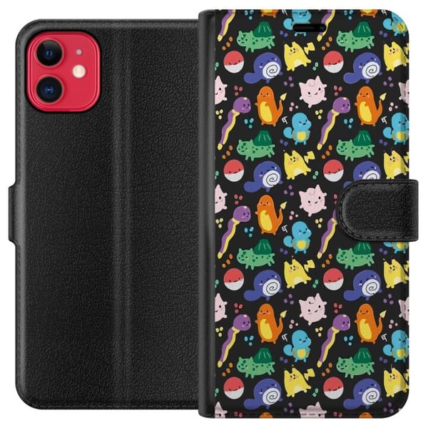Kompatibel Tegnebogsetui til Apple iPhone 11 Pokemon Kompatibel Tegnebogsetui til Apple iPhone 11 Pokemon