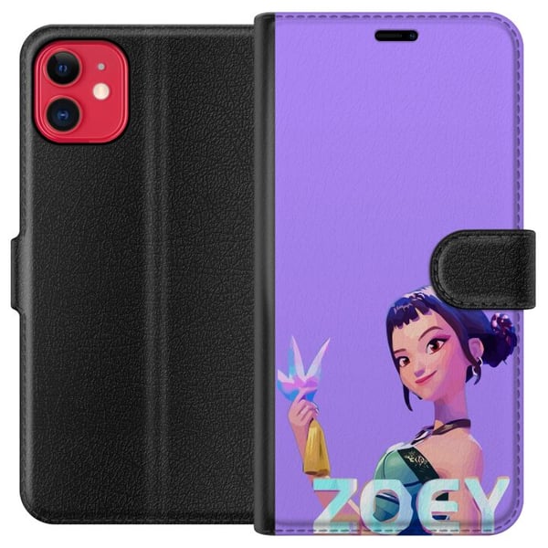 Kompatibel Tegnebogsetui til Apple iPhone 11 Kpop Dæmonjægere Zoey Krystalvåben Mystisk glød Idolæstetik Kompatibel Tegnebogsetui til Apple iPhone 11 Kpop Dæmonjægere Zoey Krystalvåben Mystisk glød Idolæstetik
