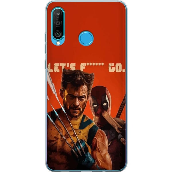 Kompatibelt Mobilskal till Huawei P30 lite Deadpool & Wolverine