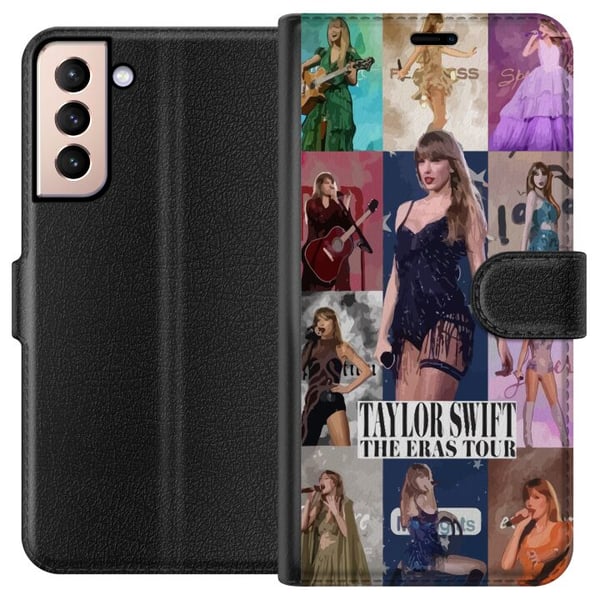 Kompatibelt Lommeboketui til Samsung Galaxy S21 Taylor Swift Kompatibelt Lommeboketui til Samsung Galaxy S21 Taylor Swift
