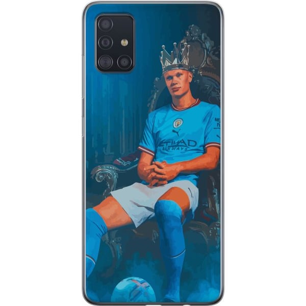 Kompatibelt Mobildeksel til Samsung Galaxy A51 Erling Haaland Manchester City fotball plakat Norge spiss angrepsspiller Premier League målscorer kong Kompatibelt Mobildeksel til Samsung Galaxy A51 Erling Haaland Manchester City fotball plakat Norge spiss angrepsspiller Premier League målscorer kong