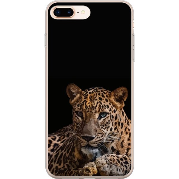 Yhteensopiva Puhelinkuori Apple iPhone 8 Plus Leopard Yhteensopiva Puhelinkuori Apple iPhone 8 Plus Leopard