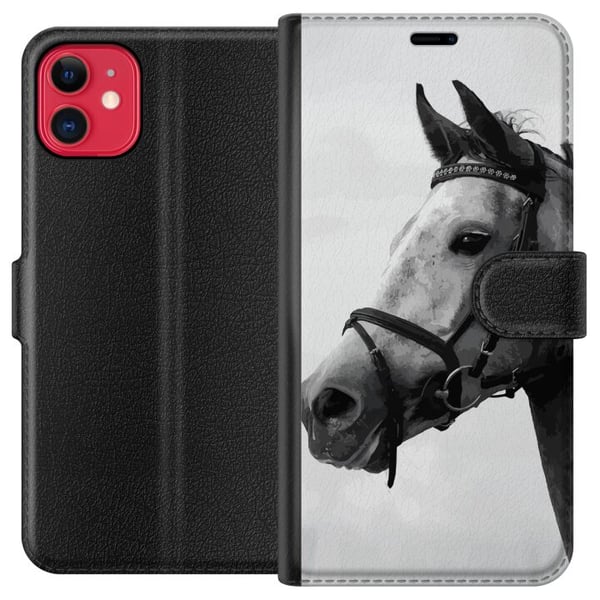 Yhteensopiva Lompakkokotelo Apple iPhone 11 Hevonen