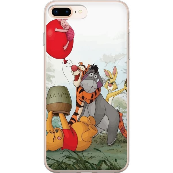 Kompatibelt Mobildeksel til Apple iPhone 8 Plus Nalle Puh og Ior Kompatibelt Mobildeksel til Apple iPhone 8 Plus Nalle Puh og Ior