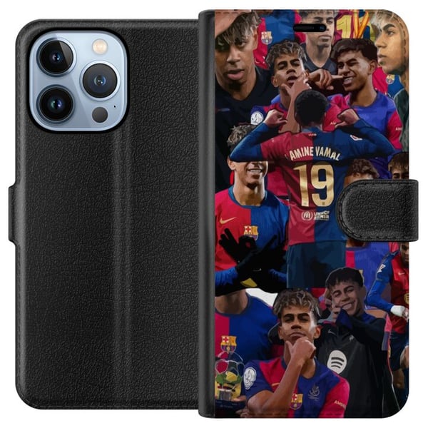 Kompatibelt Plånboksfodral till Apple iPhone 13 Pro Lamine Yamal mobilskal för fotbollsfans
