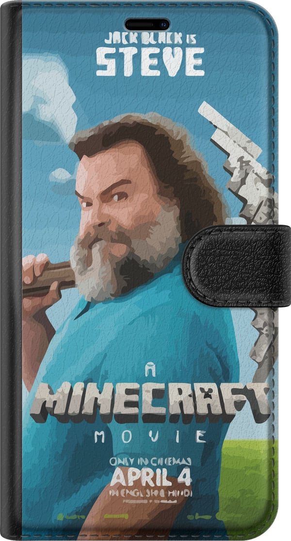 Yhteensopiva Lompakkokotelo Samsung Galaxy S21+ 5G Minecraft-elokuva