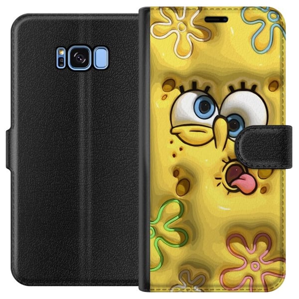 Kompatibelt Plånboksfodral till Samsung Galaxy S8 SpongeBob Kompatibelt Plånboksfodral till Samsung Galaxy S8 SpongeBob
