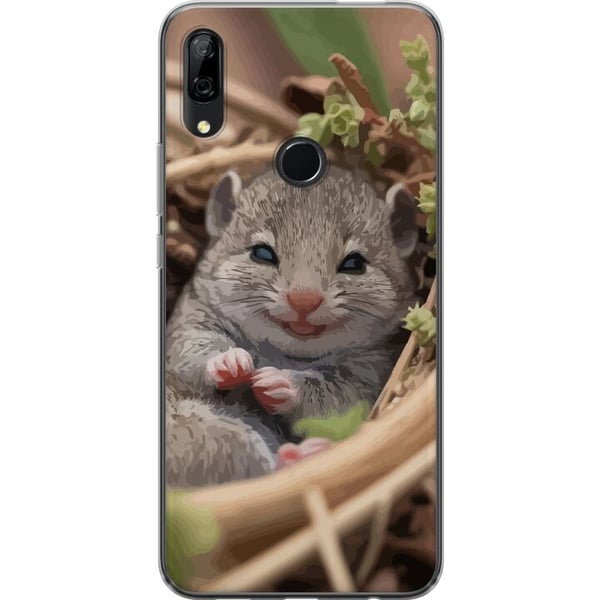 Kompatibel Mobilcover til Huawei P Smart Z Råtta Leende Djurmotiv Stadsmotiv Urban Grafisk Design