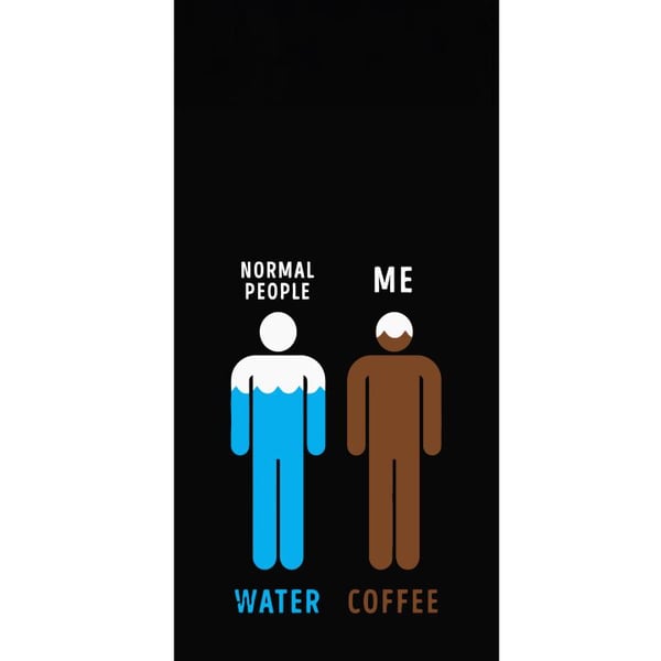 Yhteensopiva Lompakkokotelo Apple iPhone 13 Pro Hauska minimalistinen kuvitus, jossa on teksti normal people water me coffee, täydellinen kahvin ystä