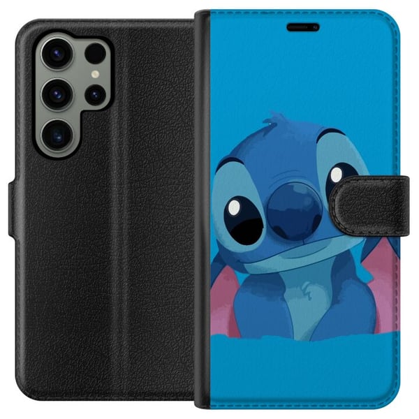 Kompatibel Tegnebogsetui til Samsung Galaxy S23 Ultra Stitch Blå Kompatibel Tegnebogsetui til Samsung Galaxy S23 Ultra Stitch Blå