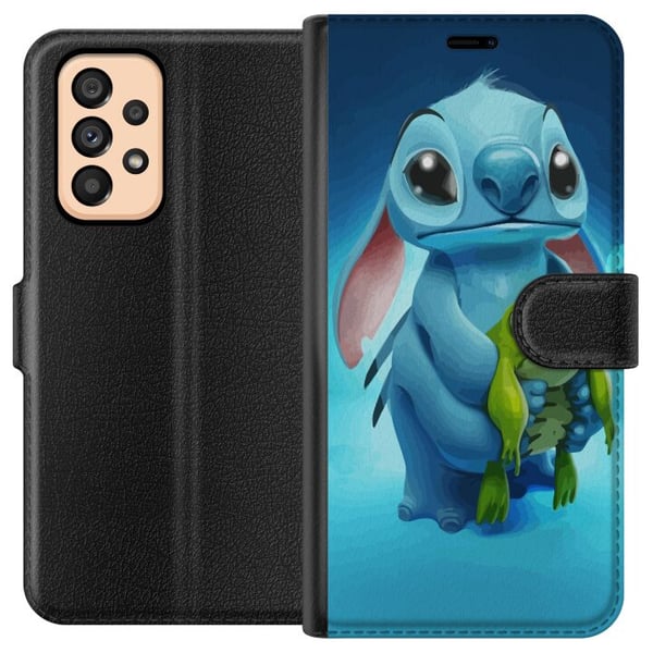 Kompatibelt Lommeboketui til Samsung Galaxy A53 5G Stitch og frosken