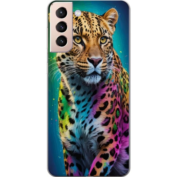 Kompatibel Mobilcover til Samsung Galaxy S21 Leopard