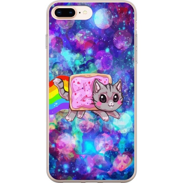 Yhteensopiva Puhelinkuori Apple iPhone 8 Plus Lentävä kissa Yhteensopiva Puhelinkuori Apple iPhone 8 Plus Lentävä kissa