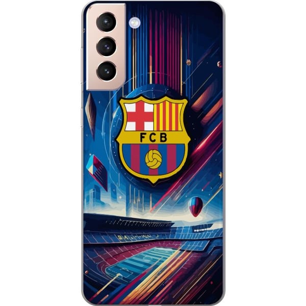 Kompatibelt Mobildeksel til Samsung Galaxy S21 FC Barcelona Kompatibelt Mobildeksel til Samsung Galaxy S21 FC Barcelona