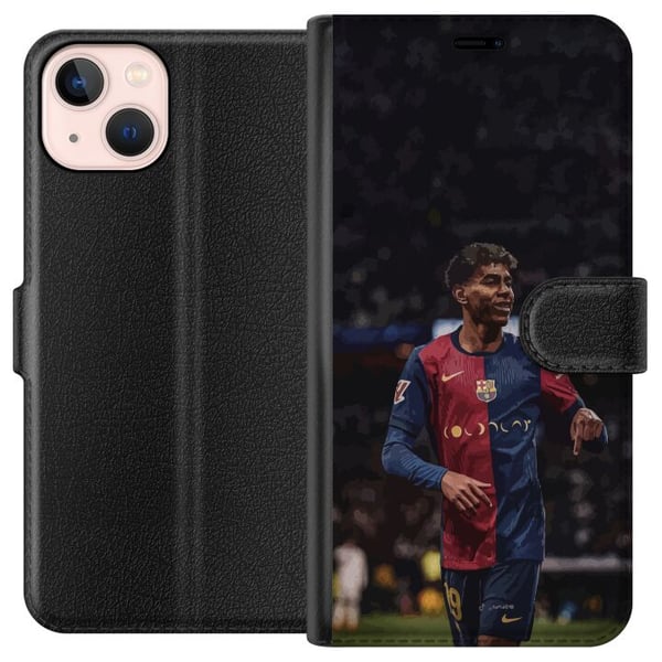 Kompatibelt Lommeboketui til Apple iPhone 13 mini Lamine Yamal Kompatibelt Lommeboketui til Apple iPhone 13 mini Lamine Yamal