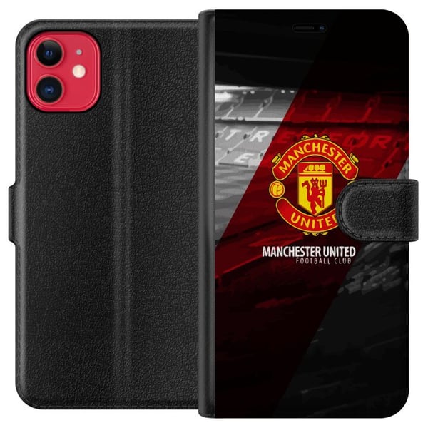 Kompatibelt Plånboksfodral till Apple iPhone 11 Manchester United FC