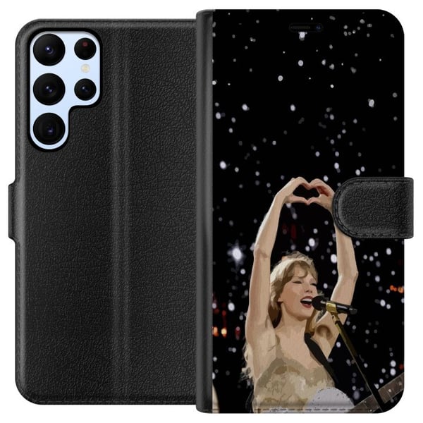 Kompatibelt Plånboksfodral till Samsung Galaxy S22 Ultra 5G Taylor Swift Kompatibelt Plånboksfodral till Samsung Galaxy S22 Ultra 5G Taylor Swift