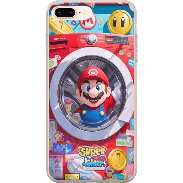 Kompatibel Mobilcover til Apple iPhone 8 Plus Mario Kompatibel Mobilcover til Apple iPhone 8 Plus Mario