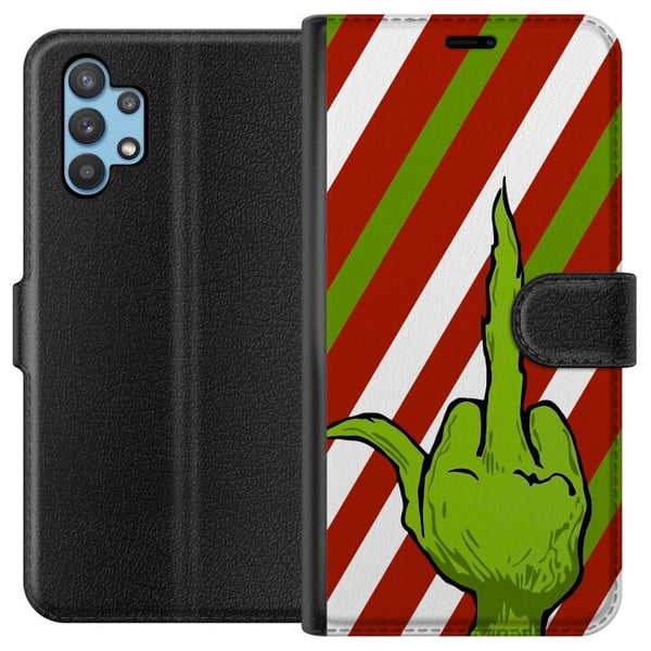 Kompatibel Tegnebogsetui til Samsung Galaxy A32 5G Grinch