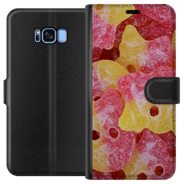 Kompatibelt Plånboksfodral till Samsung Galaxy S8 BUBS Raspberry | Blueberry Kompatibelt Plånboksfodral till Samsung Galaxy S8 BUBS Raspberry | Blueberry
