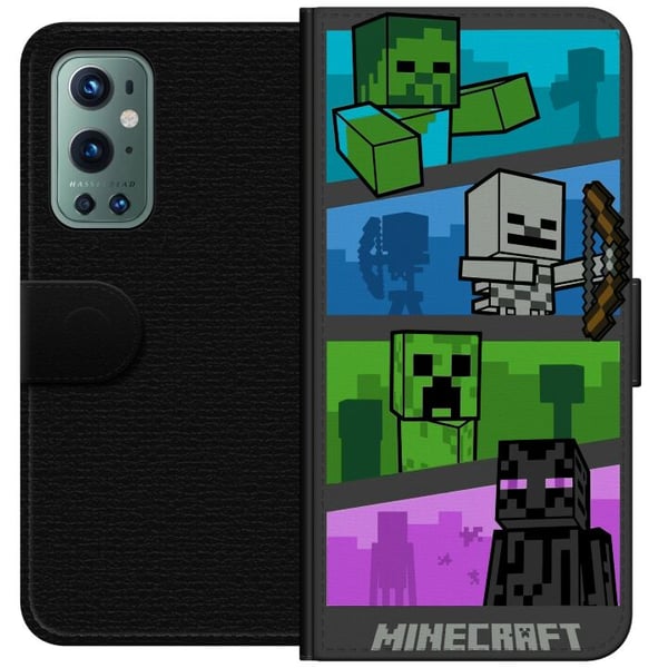 Kompatibelt Lommeboketui til OnePlus 9 Pro Minecraft