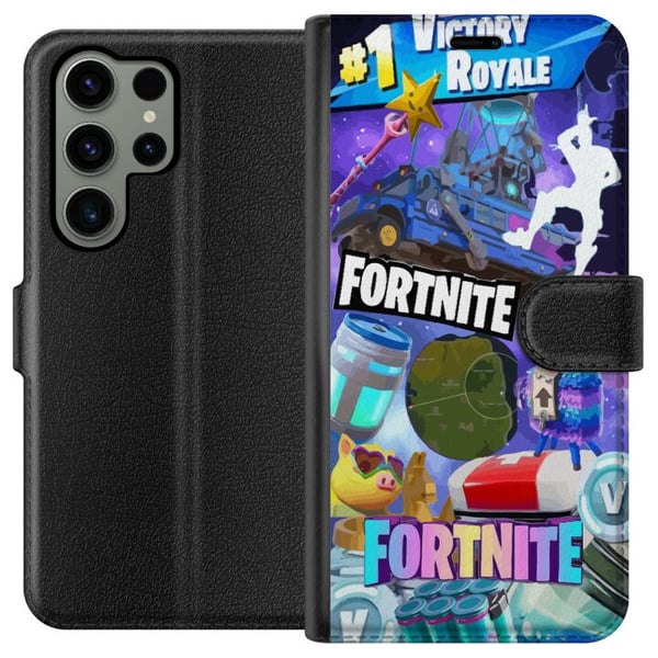 Kompatibelt Lommeboketui til Samsung Galaxy S23 Ultra Fortnite Kompatibelt Lommeboketui til Samsung Galaxy S23 Ultra Fortnite