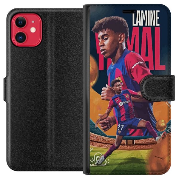 Kompatibelt Plånboksfodral till Apple iPhone 11 Lamine Yamal - FCB Kompatibelt Plånboksfodral till Apple iPhone 11 Lamine Yamal - FCB