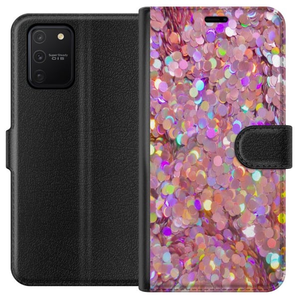 Yhteensopiva Lompakkokotelo Samsung Galaxy S10 Lite Kimalteleva
