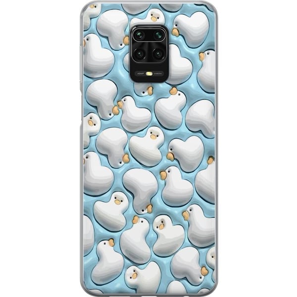 Kompatibel Mobilcover til Xiaomi Redmi Note 9S Boblende Ænder Blå