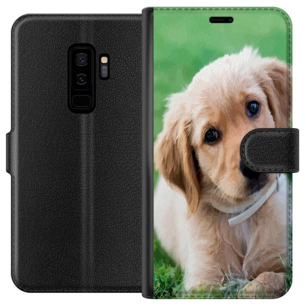 Kompatibelt Lommeboketui til Samsung Galaxy S9+ Hund Kompatibelt Lommeboketui til Samsung Galaxy S9+ Hund