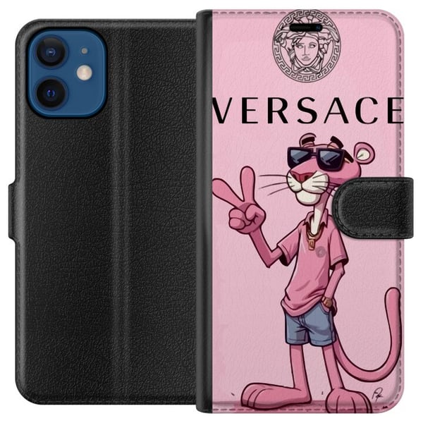 Kompatibelt Lommeboketui til Apple iPhone 12 Pink Panter Merke