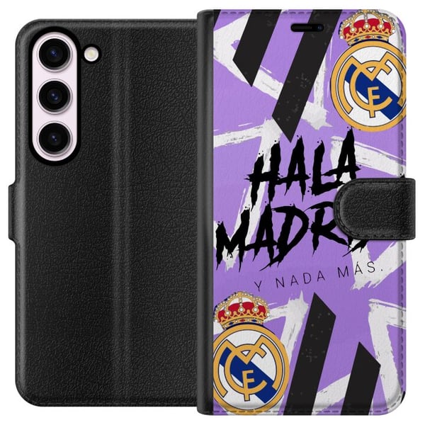 Kompatibelt Lommeboketui til Samsung Galaxy S23 Lilla Hala Madrid-design med klubbemblem og kraftfull sportsgrafikk, perfekt for fotballfans som elsk Kompatibelt Lommeboketui til Samsung Galaxy S23 Lilla Hala Madrid-design med klubbemblem og kraftfull sportsgrafikk, perfekt for fotballfans som elsk